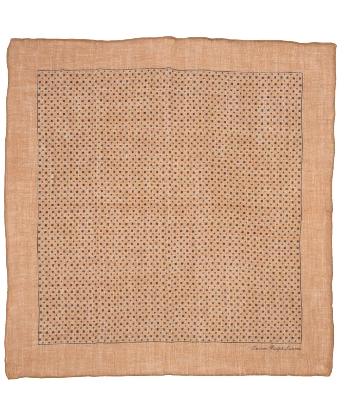 

Шарф Geo Square Lauren Ralph Lauren, коричневый/бежевый