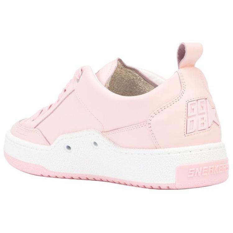 Да, скейтбординговые туфли женские низкие розовые Golden Goose — фото 4
