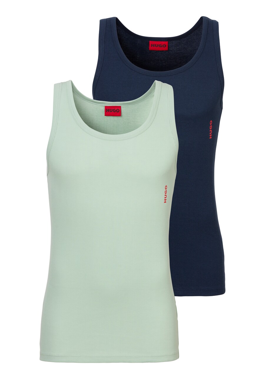 

Жилет HUGO Undershirt, цвет navy/light green