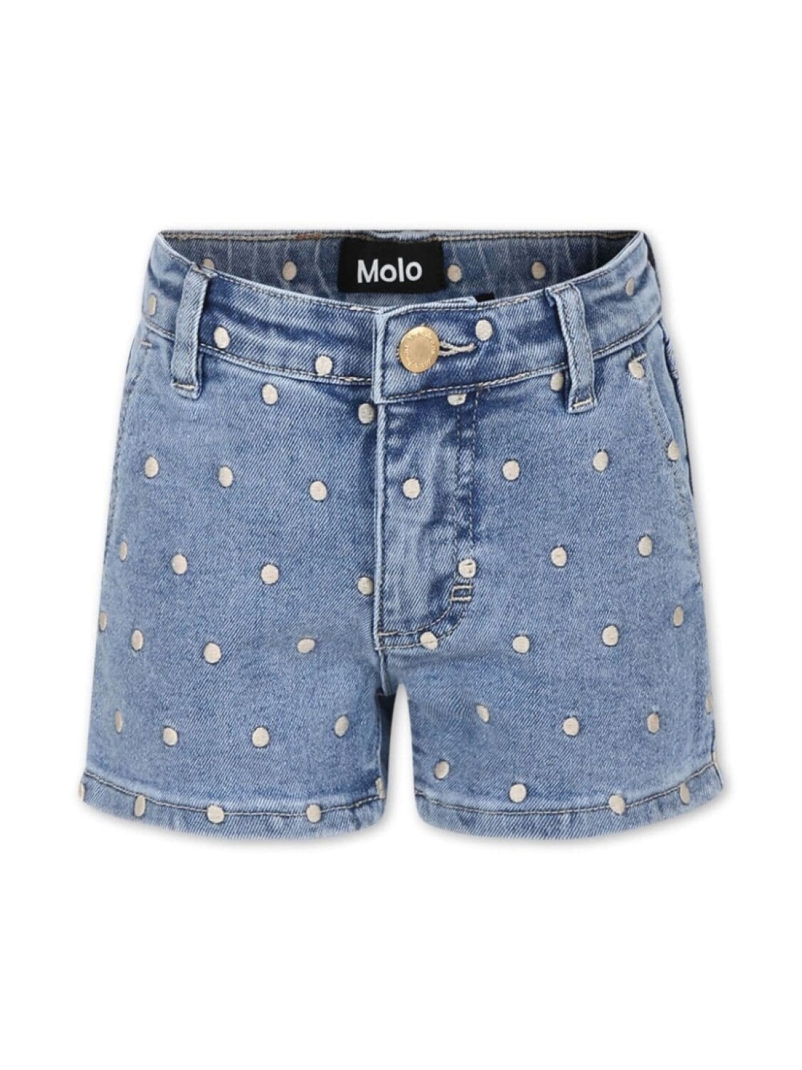 

Molo джинсовые шорты Alvira с вышивкой, синий