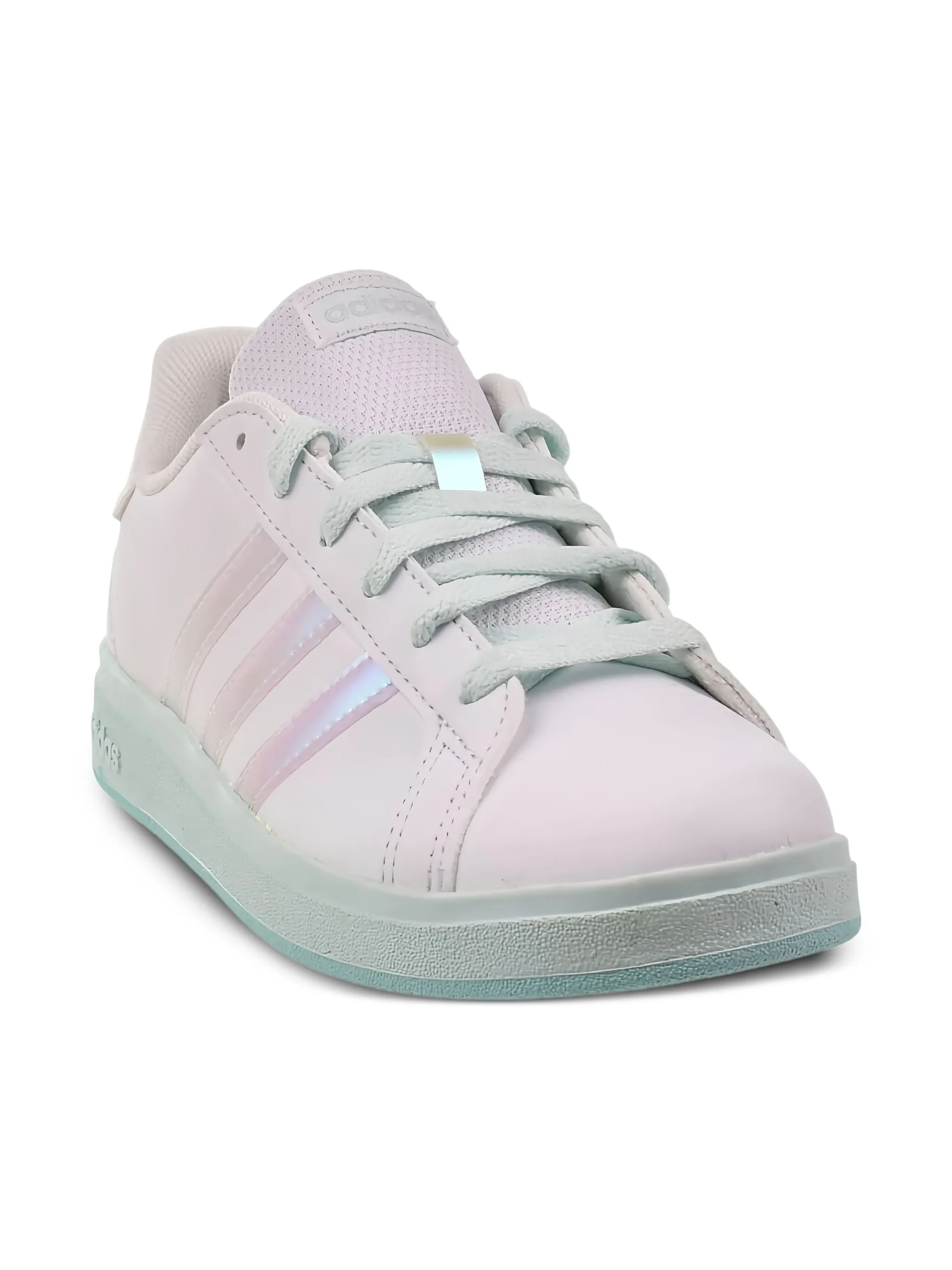 

Кроссовки Grand Court 2.0 Cloud White/Flash Aqua/Halo Mint Adidas Kids, белый