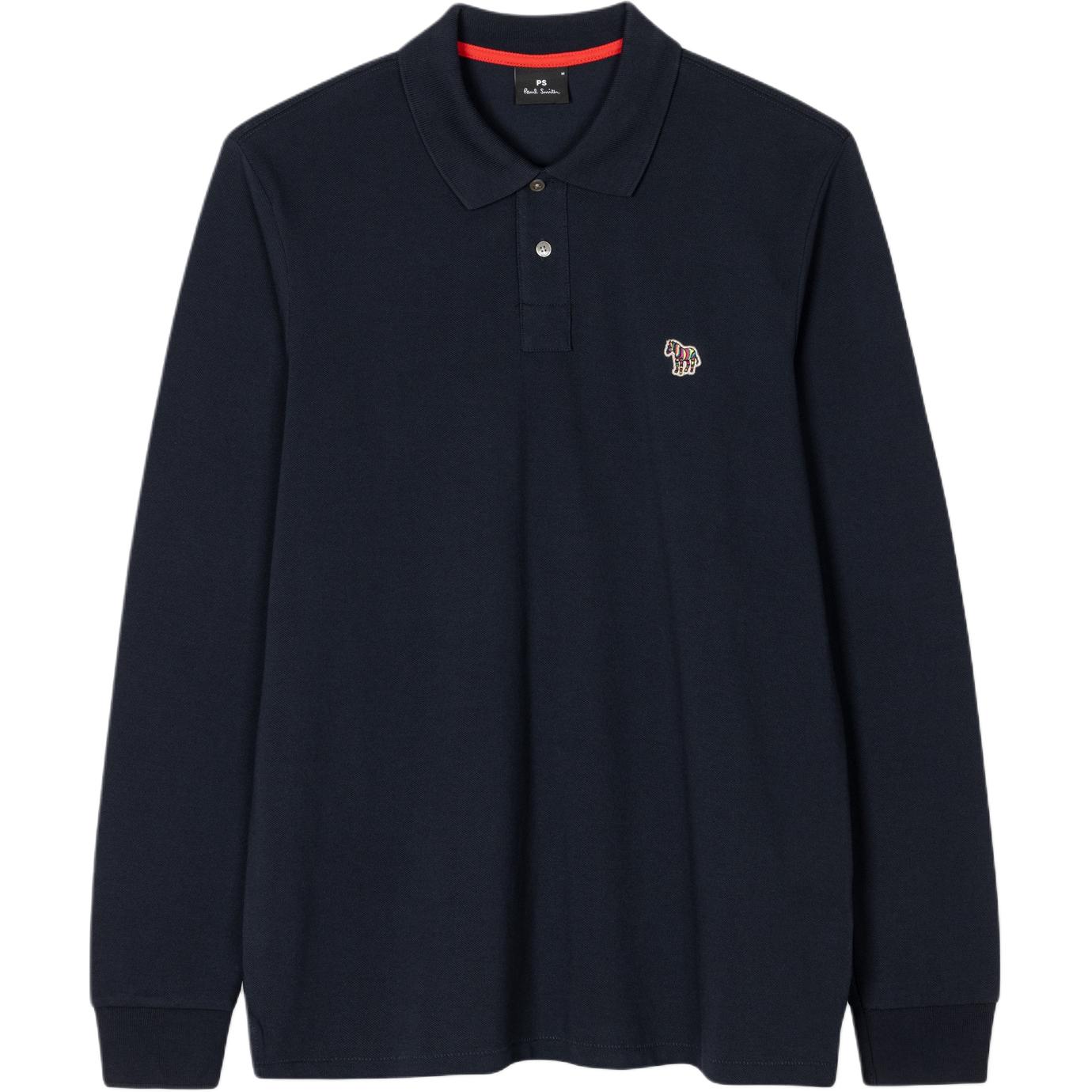 

Поло с длинным рукавом и вышивкой Paul Smith, marine синий