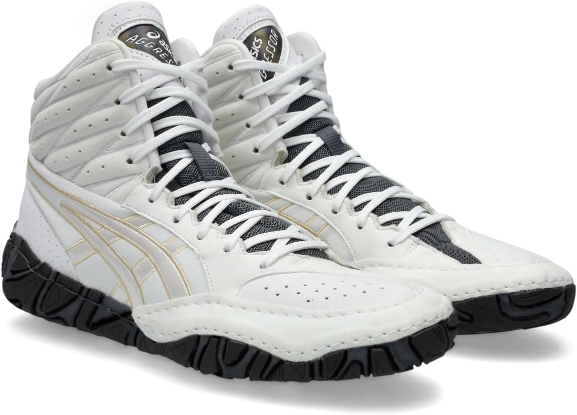 Мужские борцовские кроссовки ASICS Aggressor 6, белый — фото 2