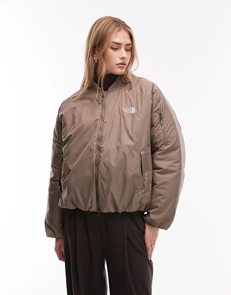 

Куртка-бомбер North Face Choqa коричневого цвета