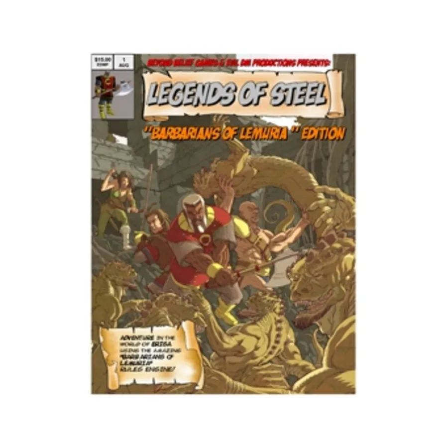 

Legends of Steel (Barbarians of Lemuria), Role Playing Games (Beyond Belief Games), твердый переплет