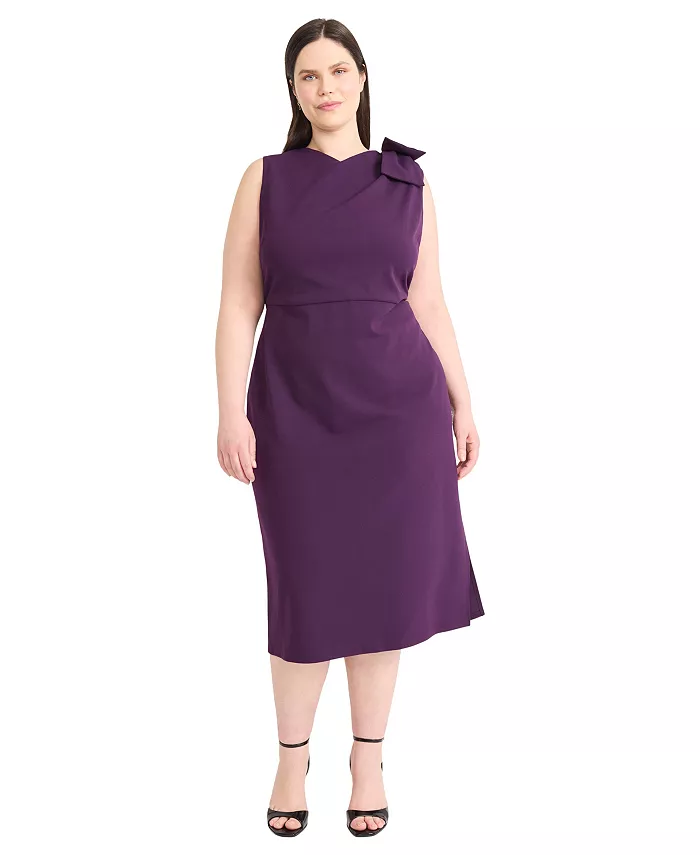 

Платье А-силуэта без рукавов больших размеров Maggy London