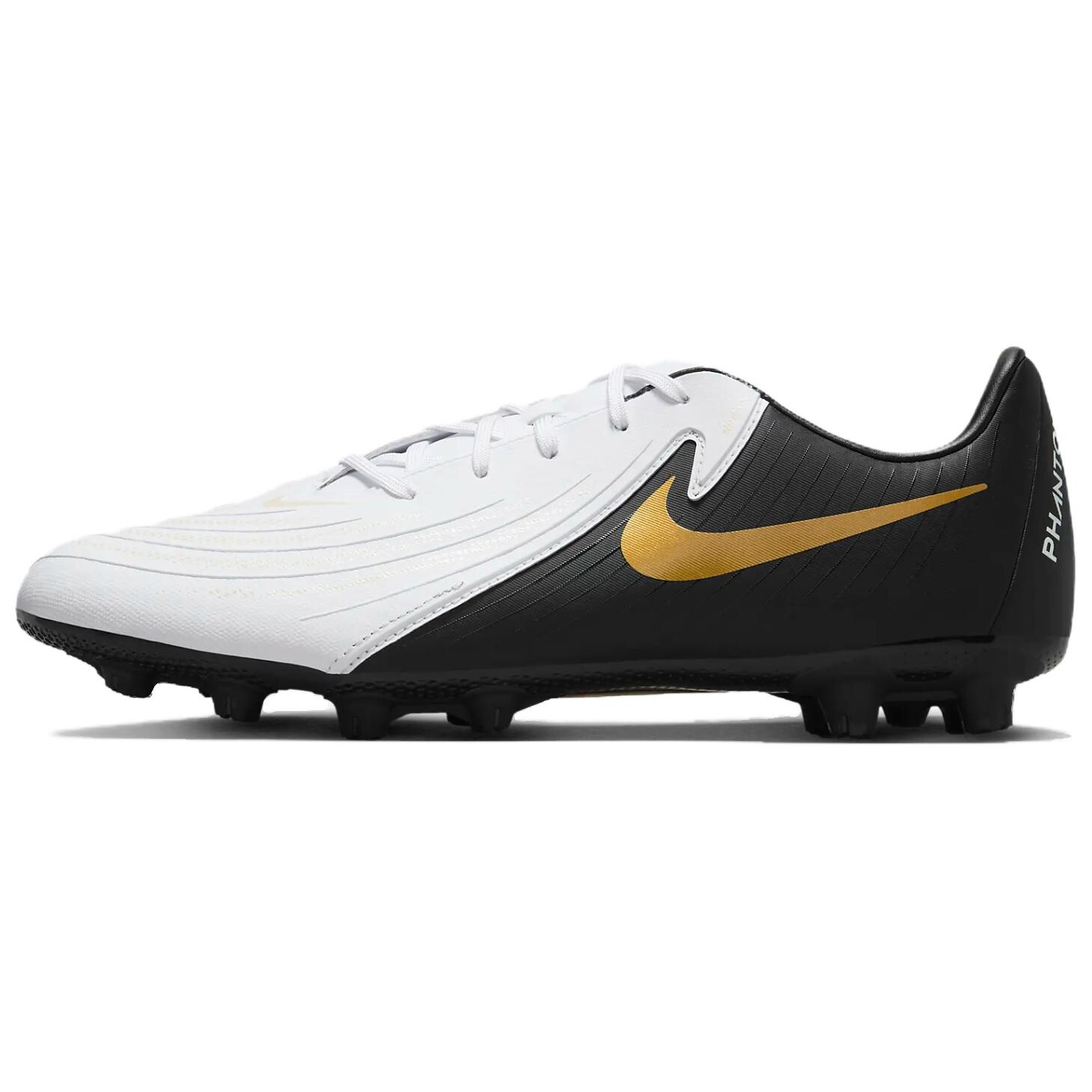 

Футбольные бутсы Phantom GX мужские низкие белый/черный/золотой Nike