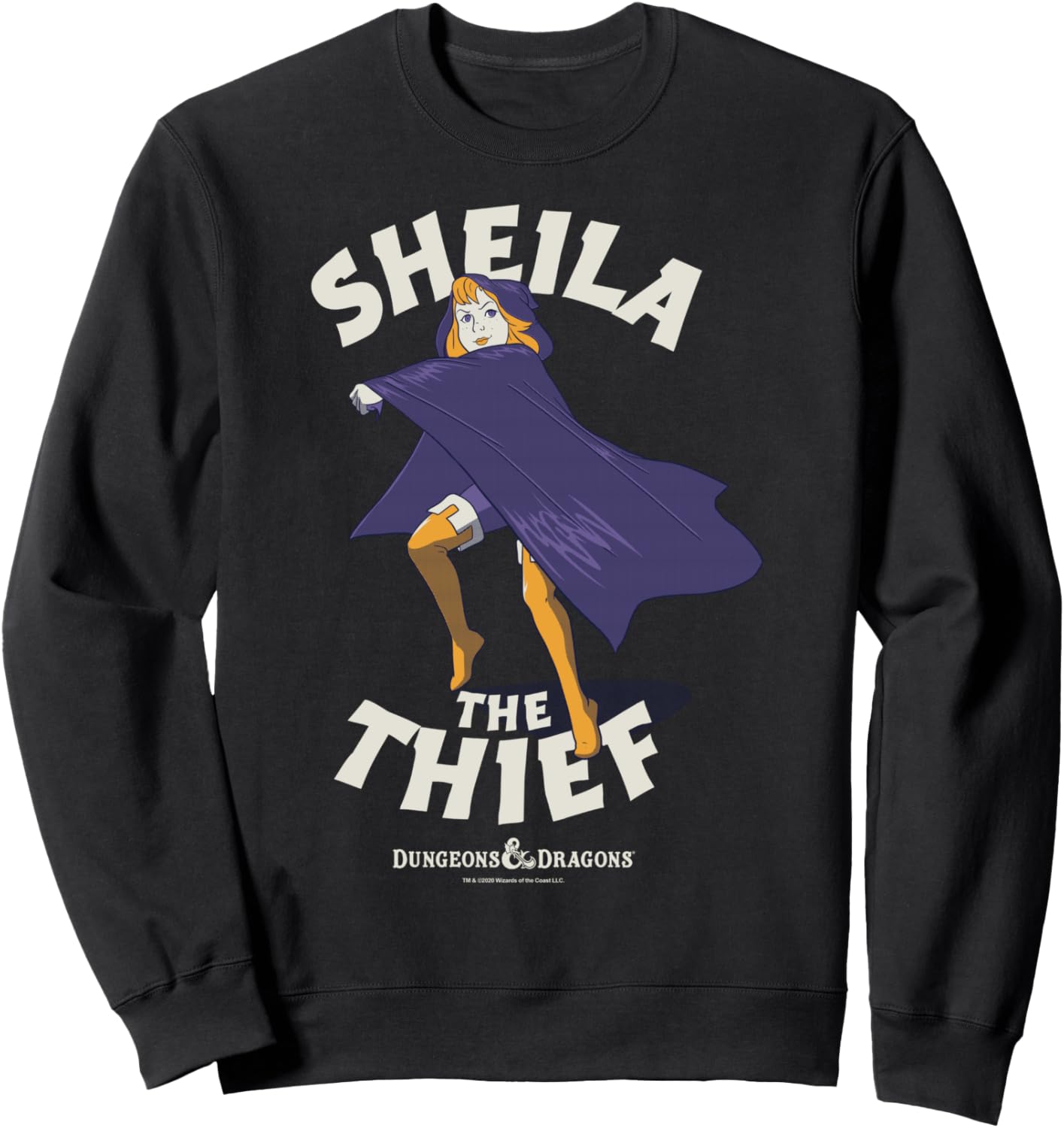 

Толстовка с изображением Шейлы-воровки из Dungeons & Dragons, черная, Черный, Толстовка с изображением Шейлы-воровки из Dungeons & Dragons, черная