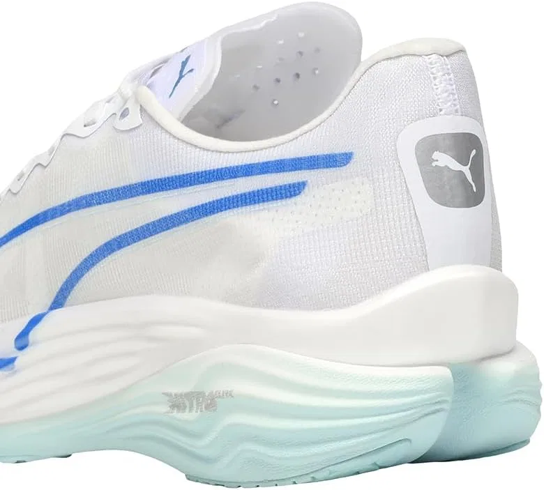 Мужские беговые кроссовки Puma Deviate Nitro Elite 3, White Speed Blue — фото 4