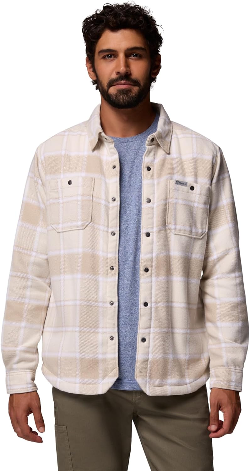 

Куртка-рубашка Columbia Windward II мужская, Ancient Fossil Trapper Windowpane