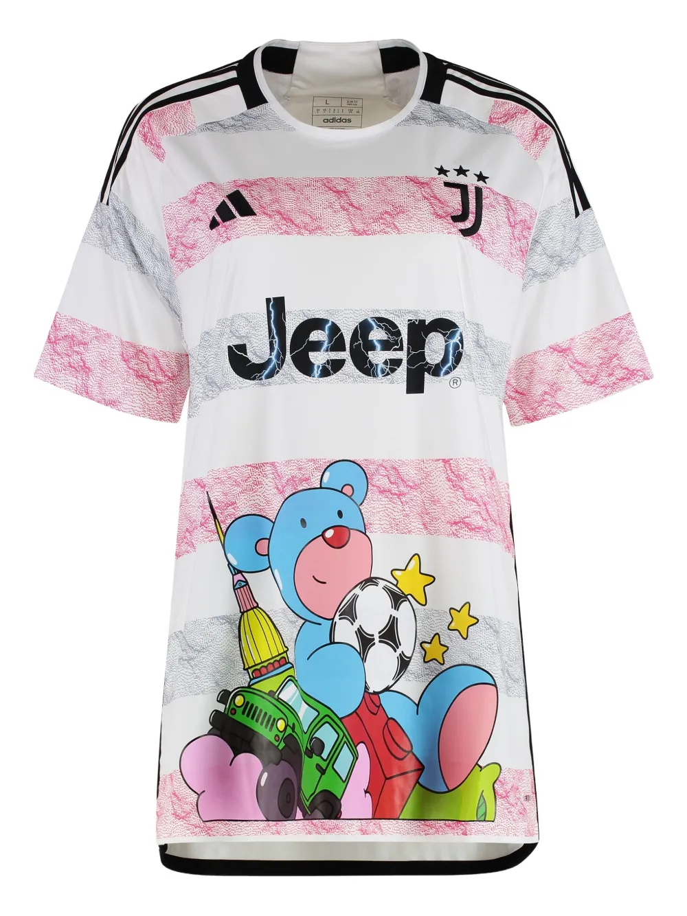 

Комплект футболок с плюшевым мишкой X inBetweeners x Juventus adidas, белый