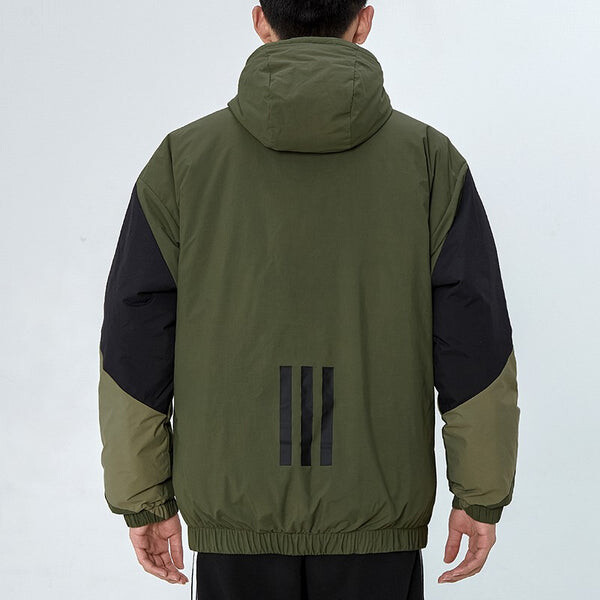 Куртка обратно к спортивной куртке Adidas, зеленый — фото 4