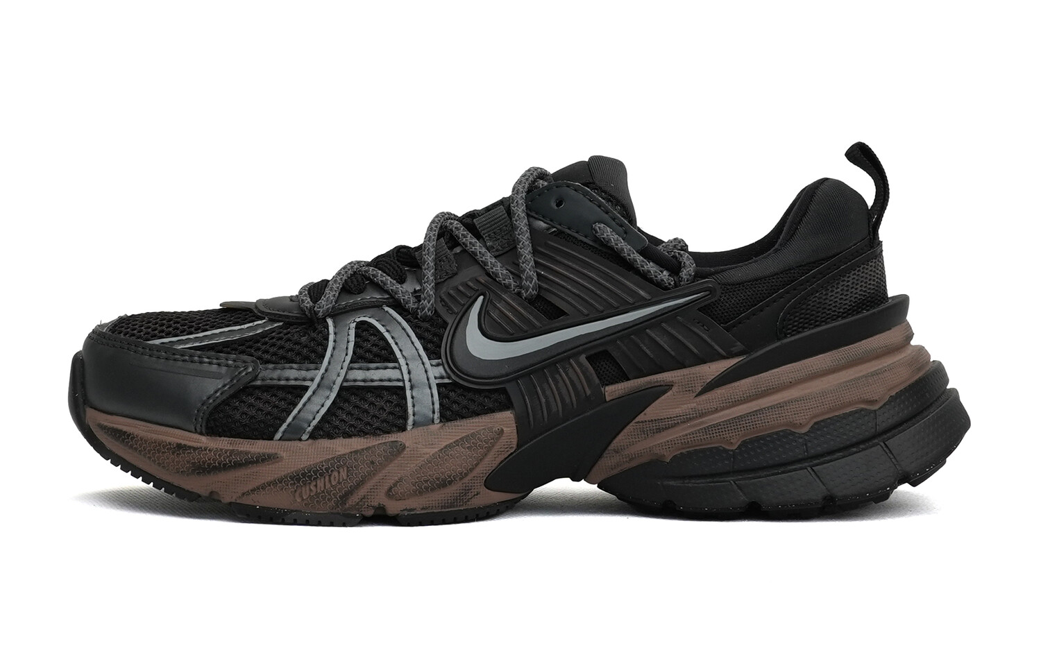 

Кроссовки для бега V2K Run женские с низким верхом, черные/коричневые Nike