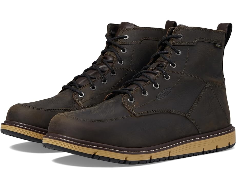 

Ботинки KEEN Utility 6" San Jose Waterproof Soft Toe, цвет Cascade Brown