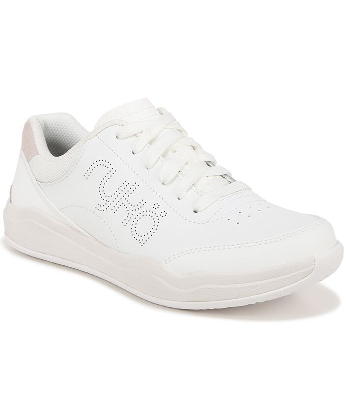 Женские кроссовки для игры в пиклболл Ryka, цвет White/Pink Leather