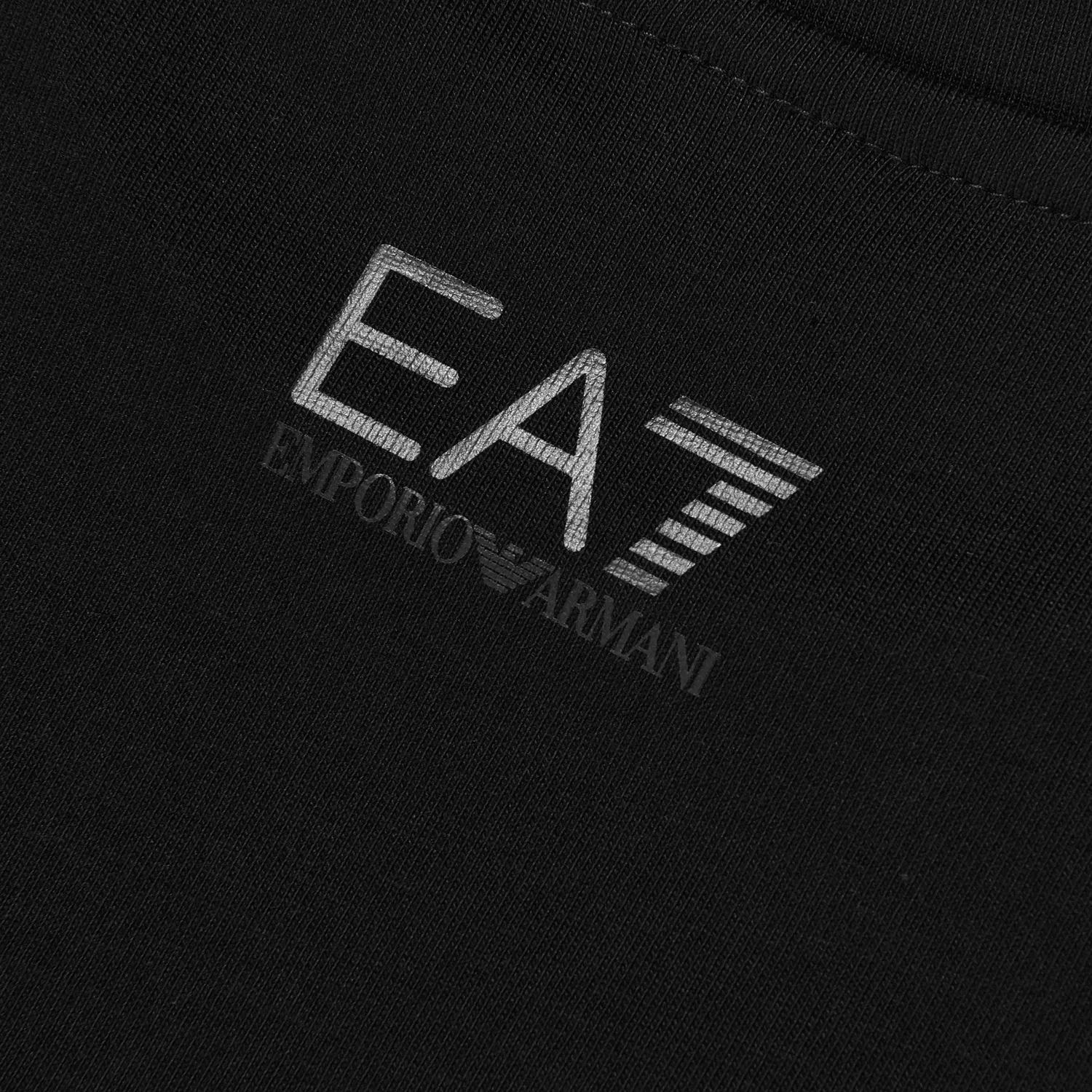 Футболка Emporio Armani EA7 Kids' Black — фото 4