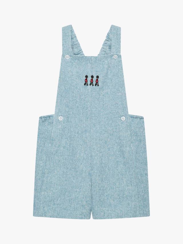 

Брюки-шорты Baby Alfie Guardsman Trotters, Pale Blue Herringbon