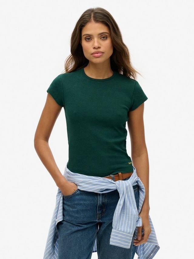 

Спортивная незаменимая футболка Superdry, цвет Enamel Green