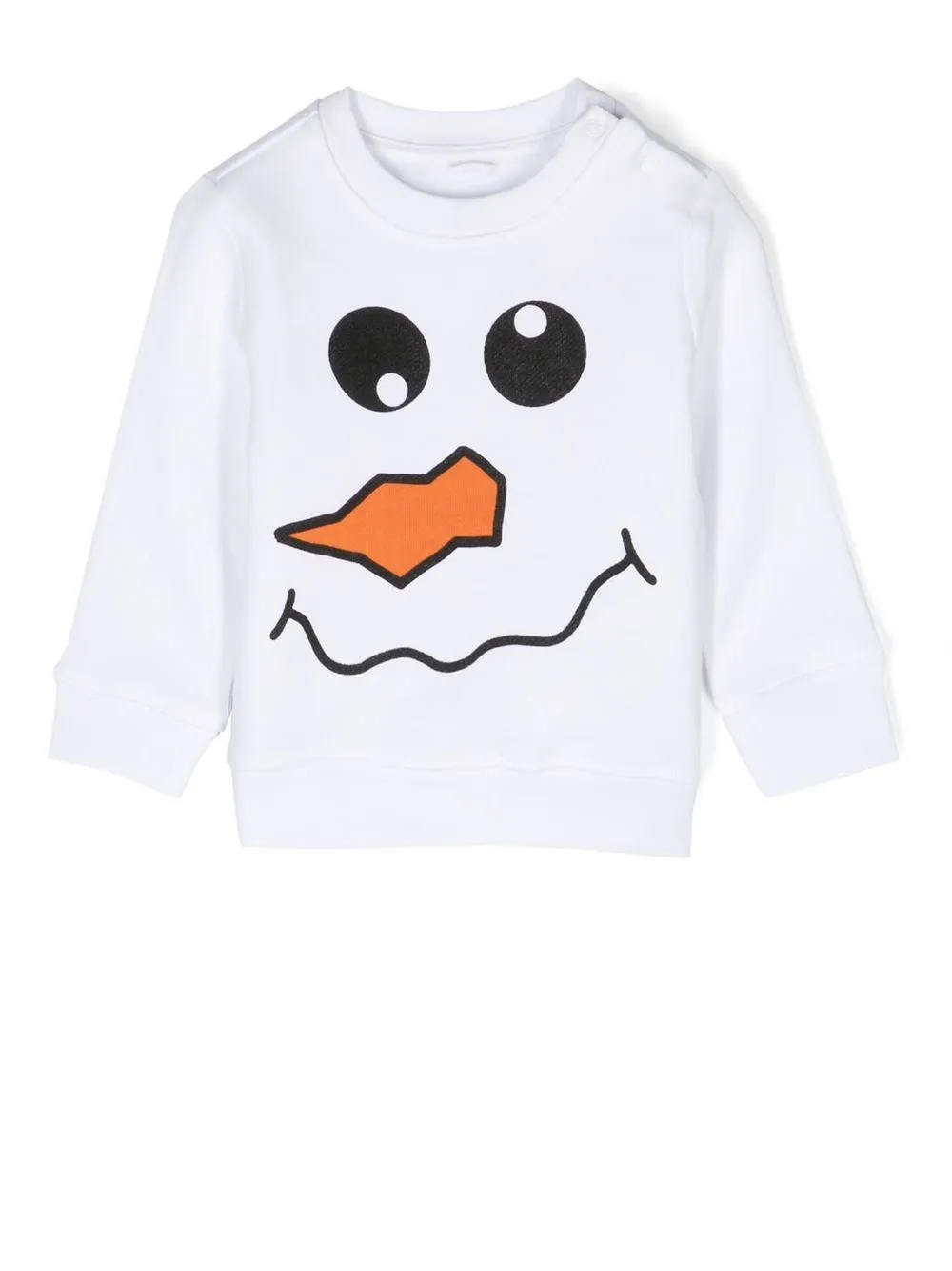 

Толстовка с длинными рукавами и принтом Stella McCartney Kids, белый