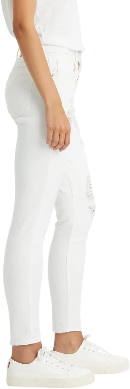 Джинсы Levi's 721 High Rise Skinny, белые — фото 3