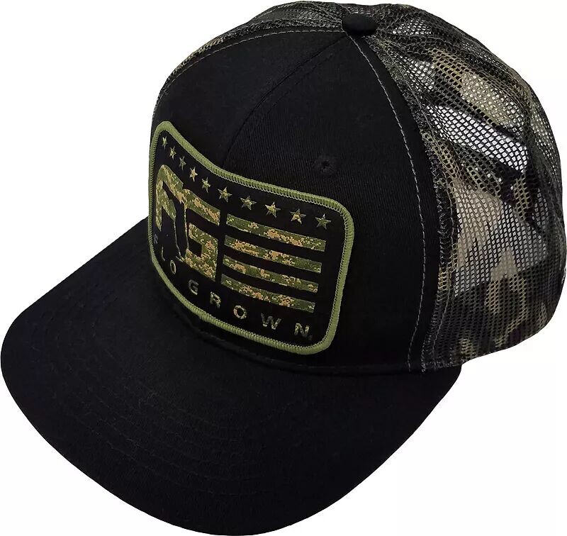 

Мужская бейсболка Flogrown Snapback с камуфляжными полосками, черный