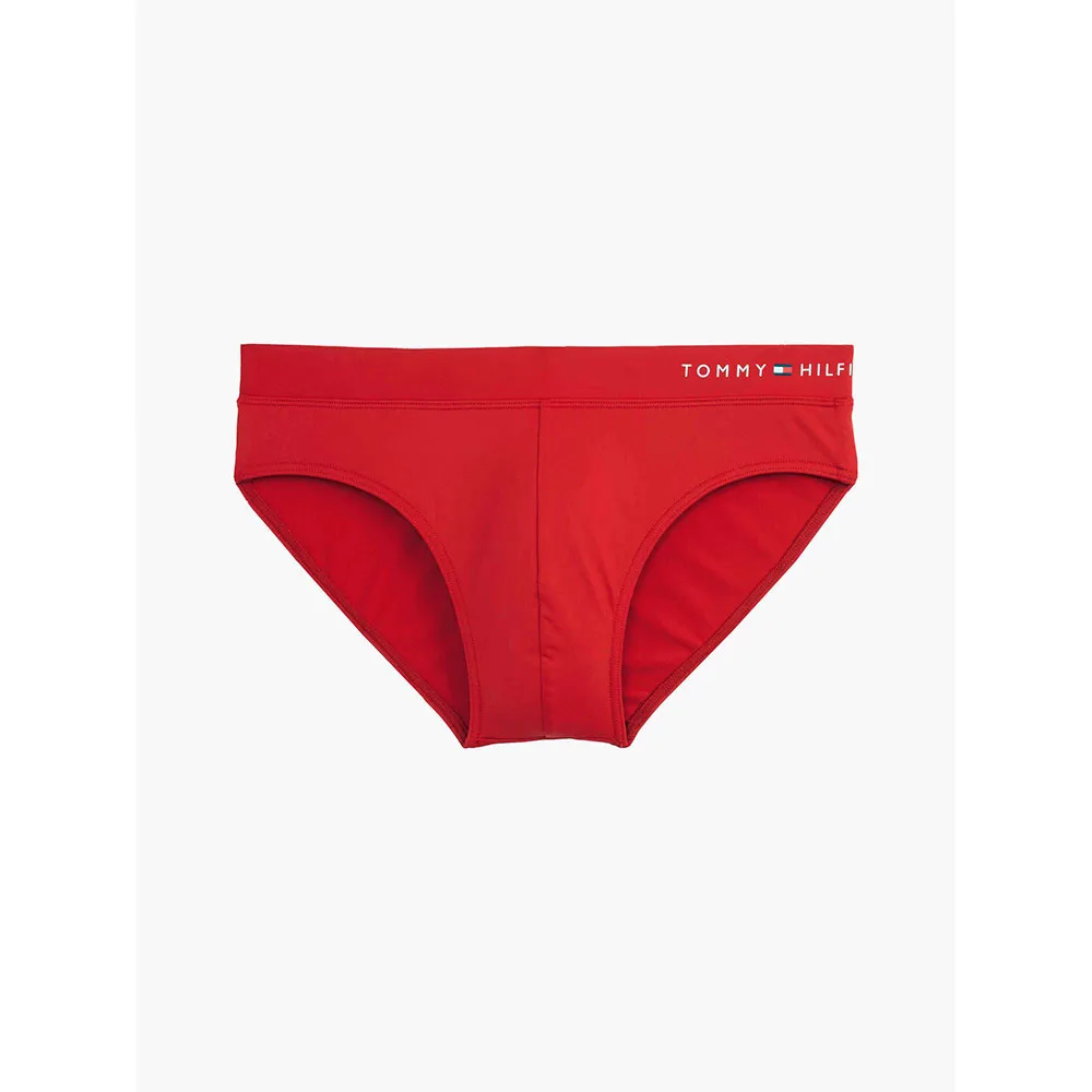 Плавки Tommy Hilfiger TH Original Logo Swim, красный — фото 3