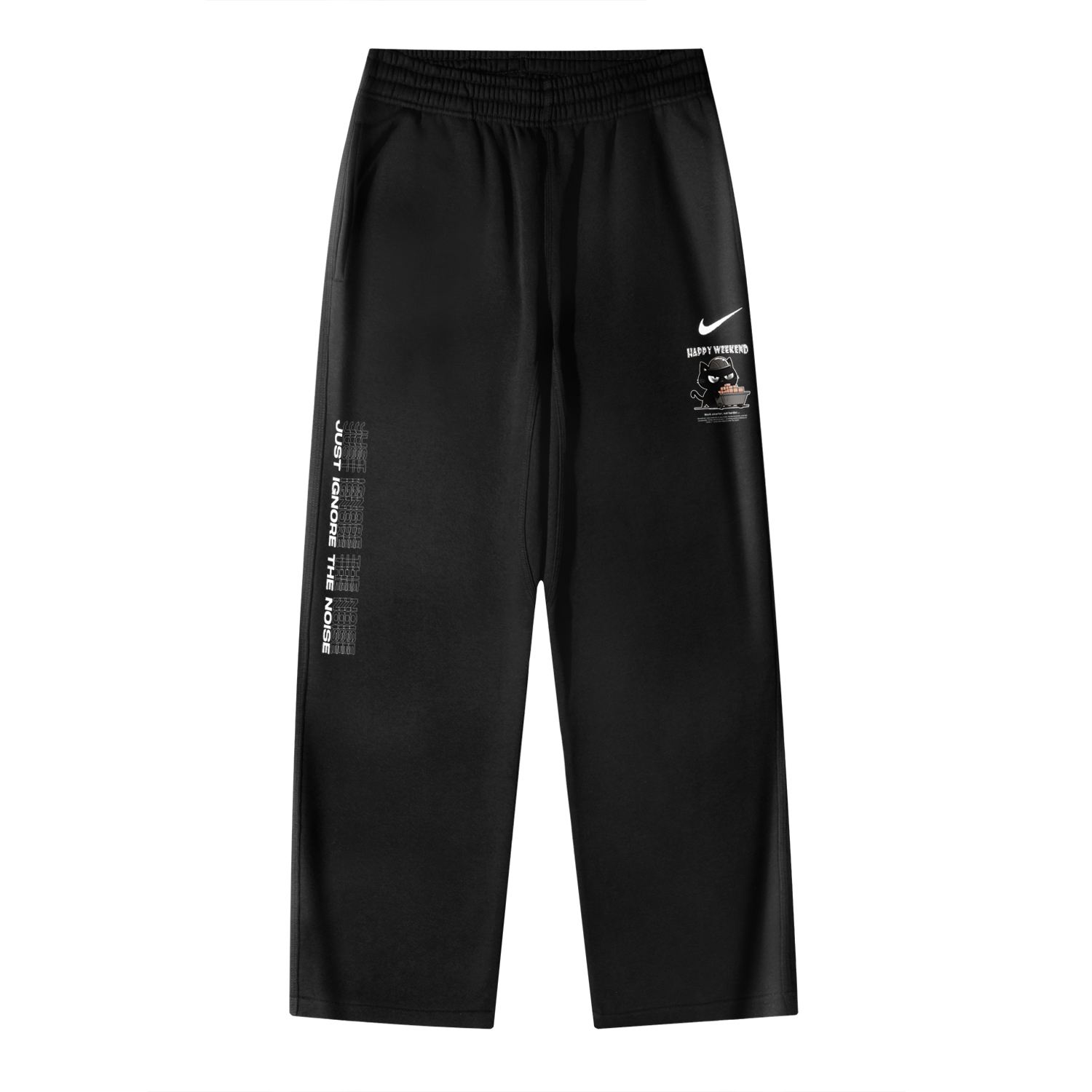 

Nike Вязаные спортивные штаны унисекс черный