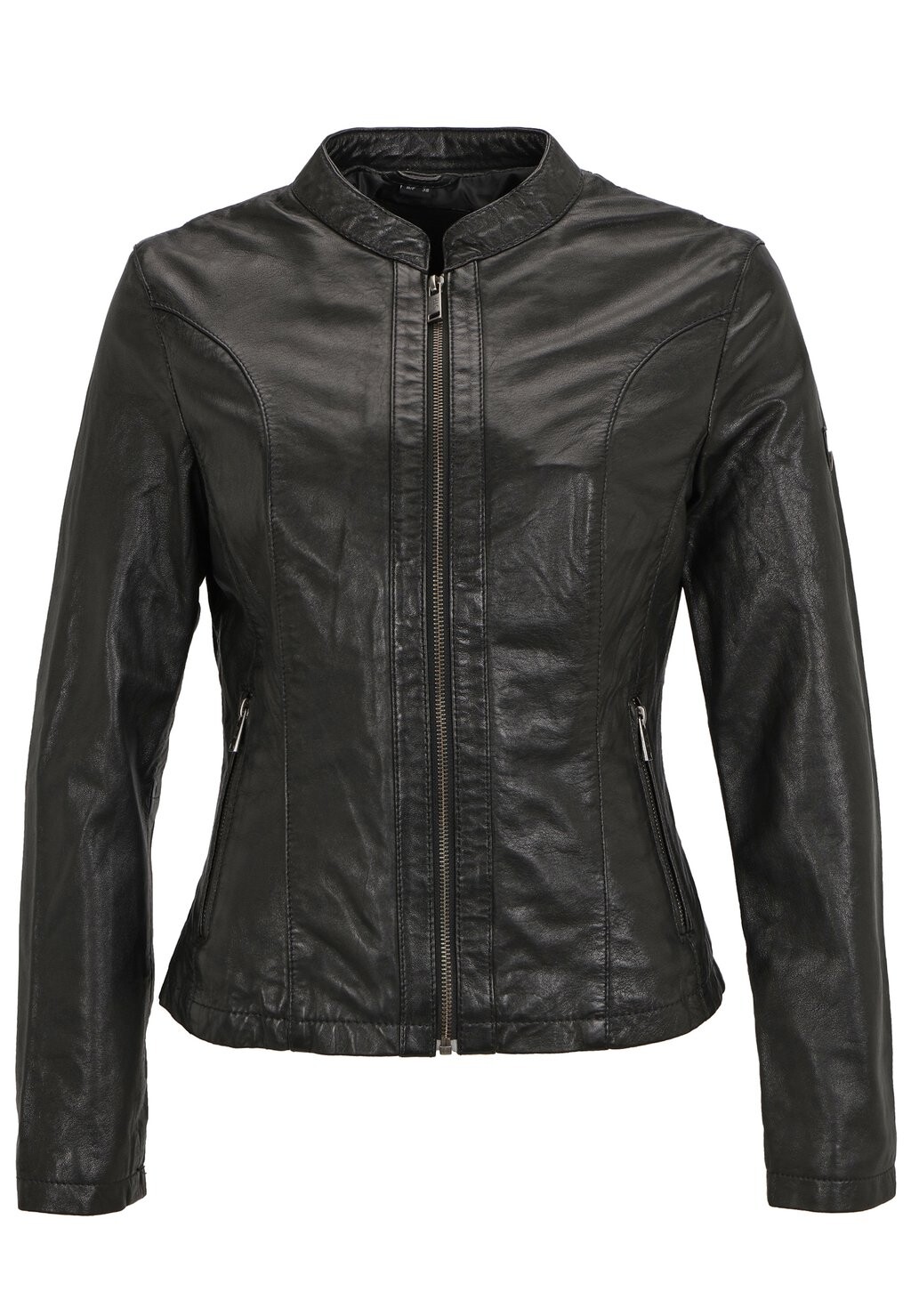

Кожаная куртка MIT LABEL DETAIL H.I.S, черный