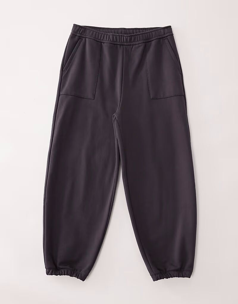 

Суперплотные спортивные брюки с манжетами AC-B-2571, цвет «уголь» Asos Collective, черный