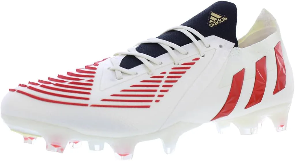 Футбольные бутсы Adidas Predator 18.4 FxG для мальчиков, белый/ярко-красный/металлик