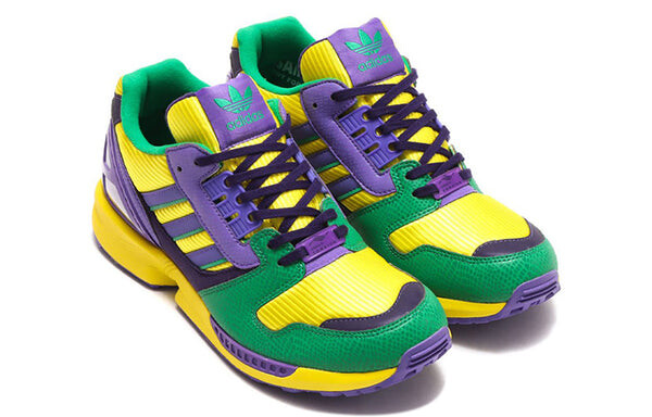 Кроссовки atmos x originals zx 8000 г snk Adidas, желтый — фото 3