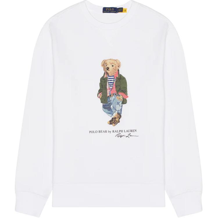 Толстовка из флиса с медведем polo Polo Ralph Lauren, белый — фото 3