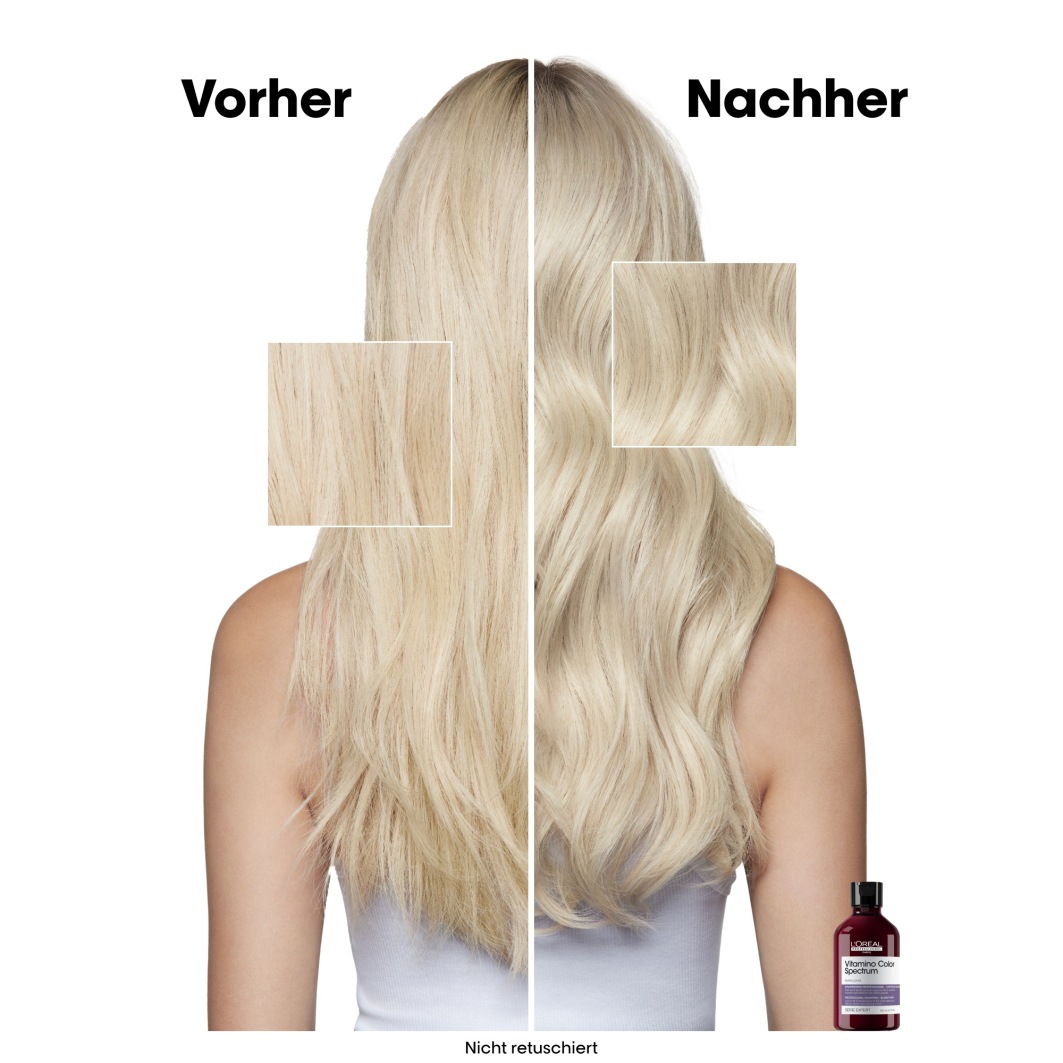 Шампунь serie expert vitamino color spectrum blond hair L Oreal Professionnel Paris, объем 300 мл — фото 4