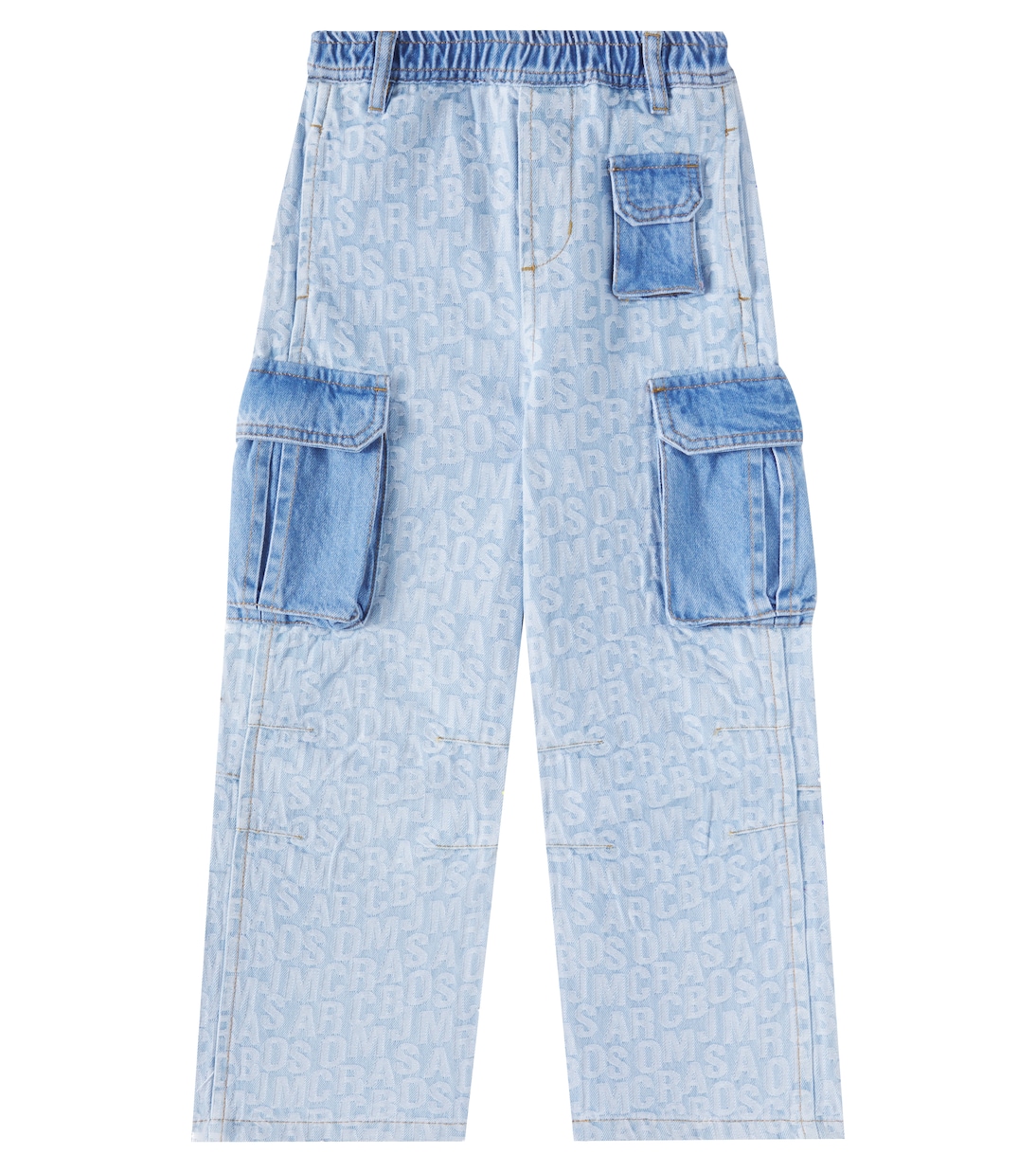 

Джинсы карго с логотипом Marc Jacobs Kids, Denim Blue