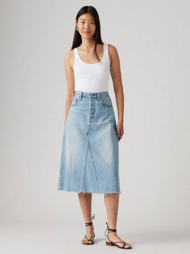 

Джинсовая миди-юбка Deacon с высоким поясом Levi's, Secret Secret