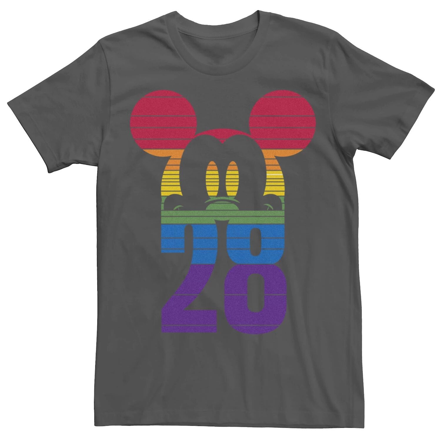 

Мужская радужная футболка Disney Mickey 28 Licensed Character
