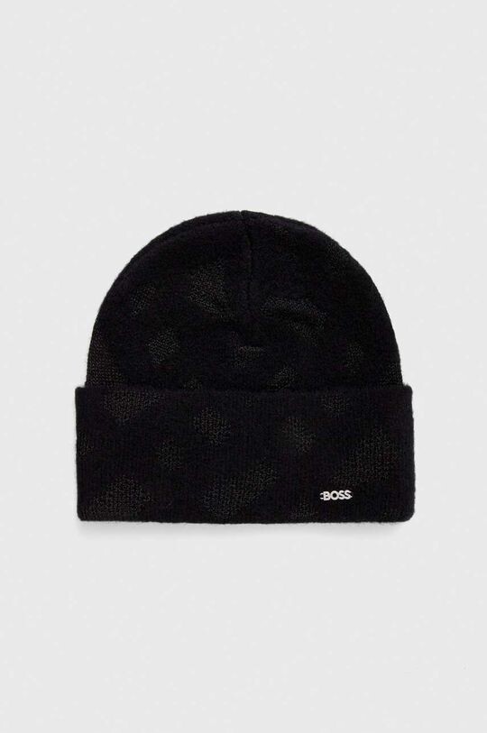 

Шапка BOSS из смесовой шерсти Boss, черный