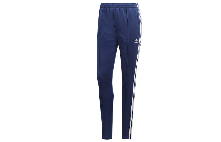 

Adidas Originals Женские трикотажные спортивные штаны, цвет Blue