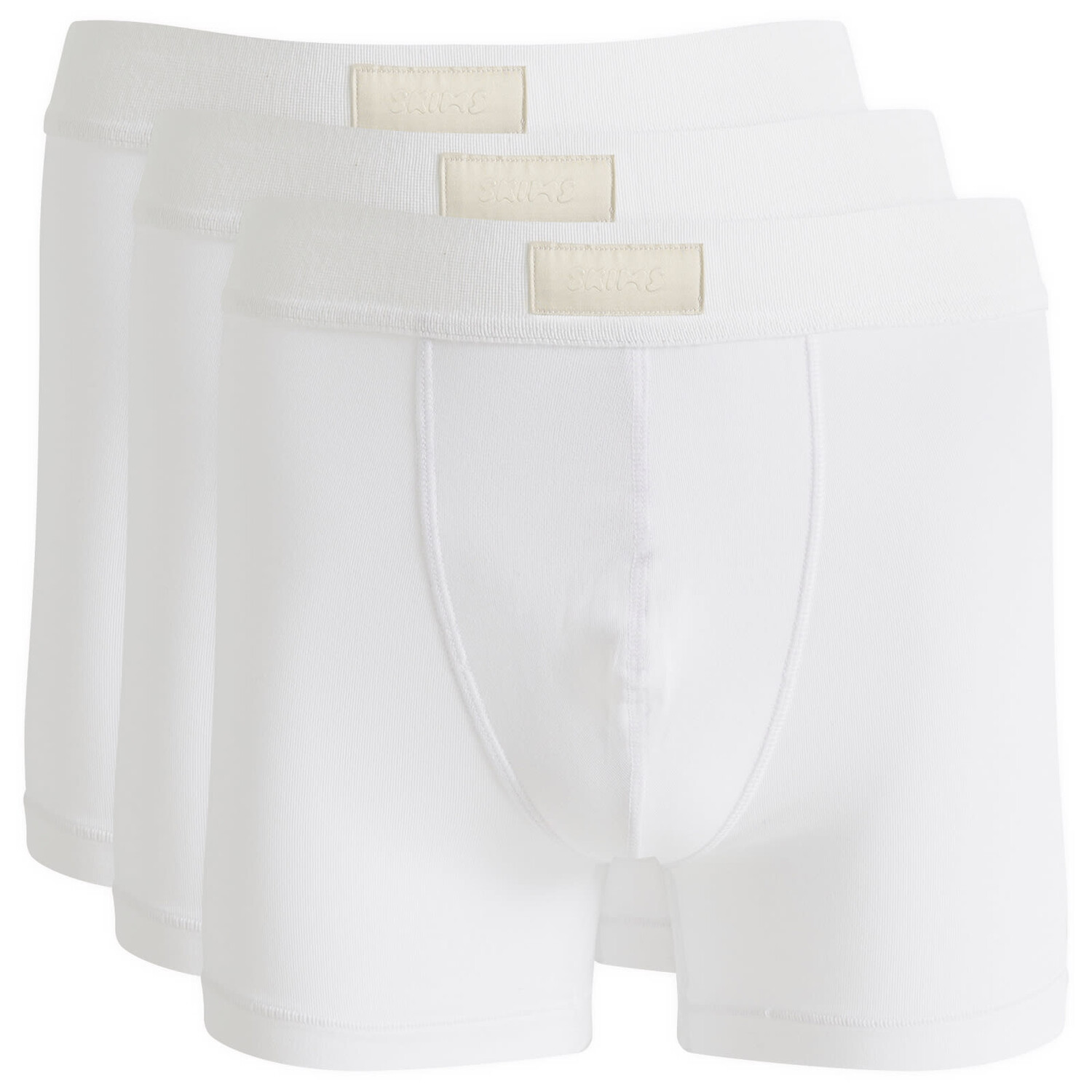 

Боксеры Skims Cotton Boxer Brief 3" - 3 шт, цвет Chalk