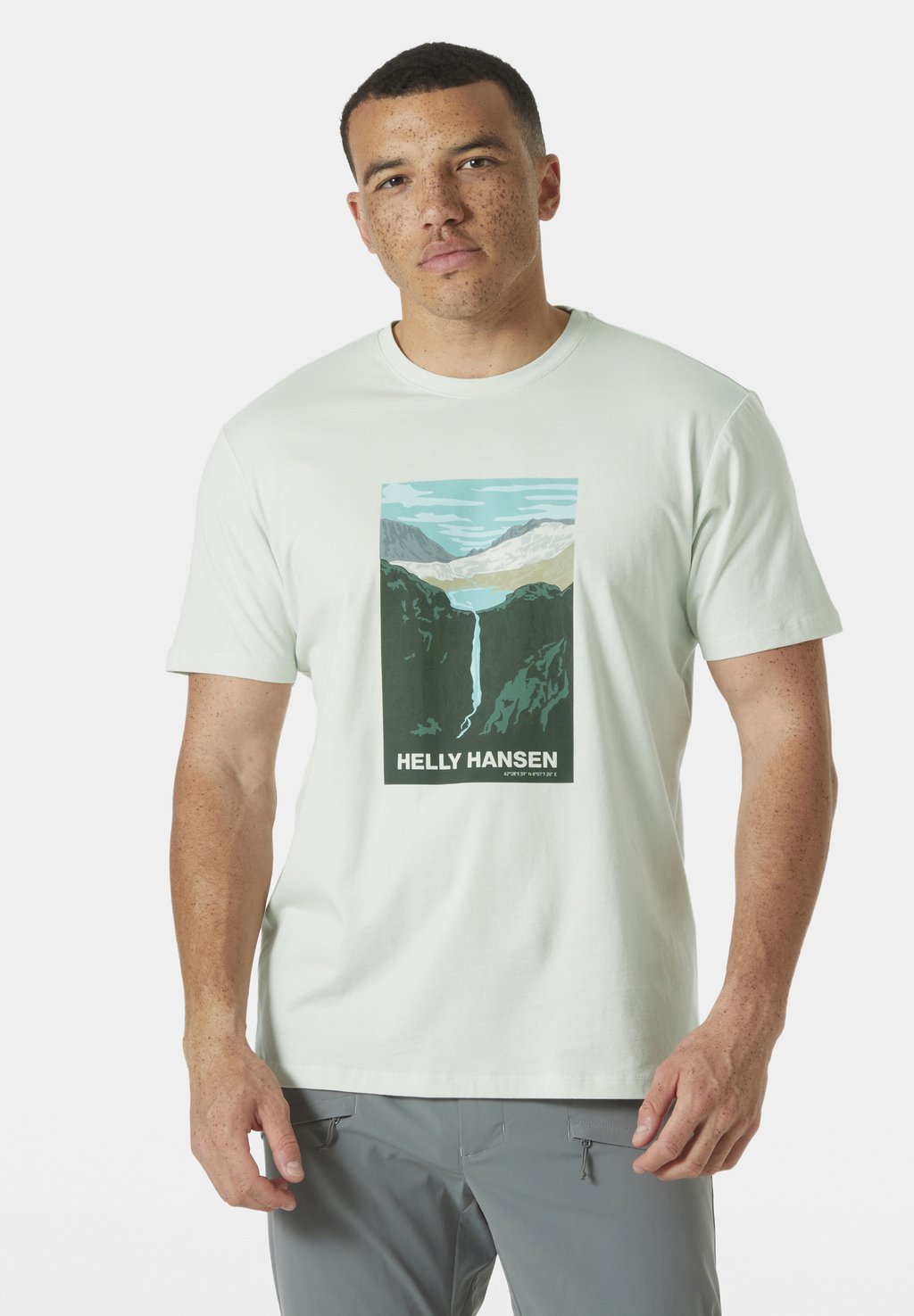 

Футболка с принтом MASSIF GRAPHIC Helly Hansen, белый