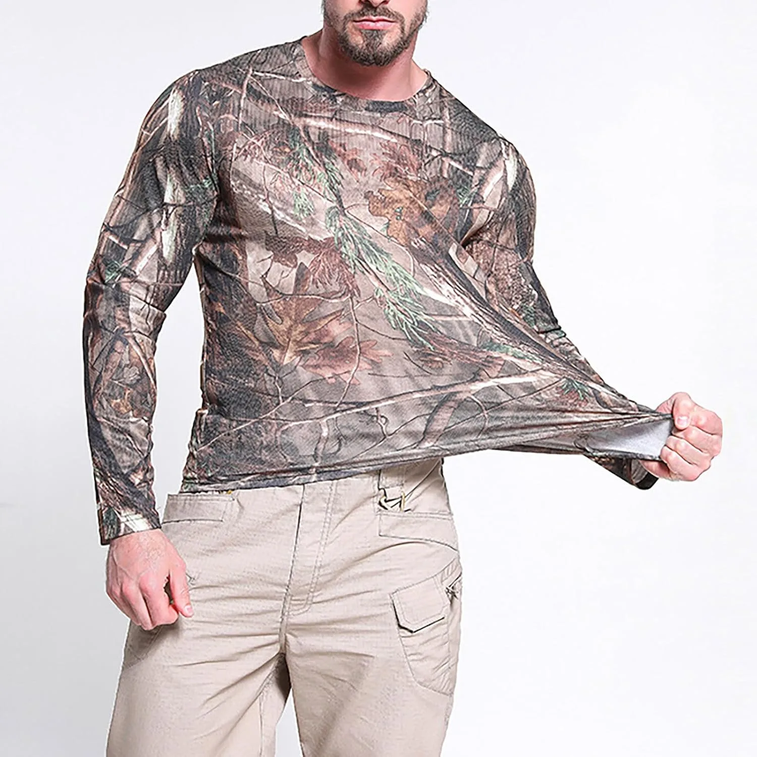 Футболка мужская Quick-Drying, Camouflage, Long Sleeves — фото 2