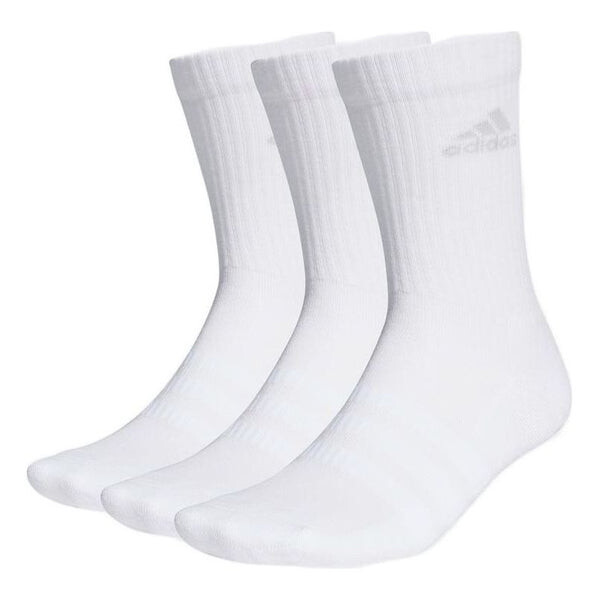 

Носки men's solid color logo sports socks 3 pairs white Adidas, мультиколор