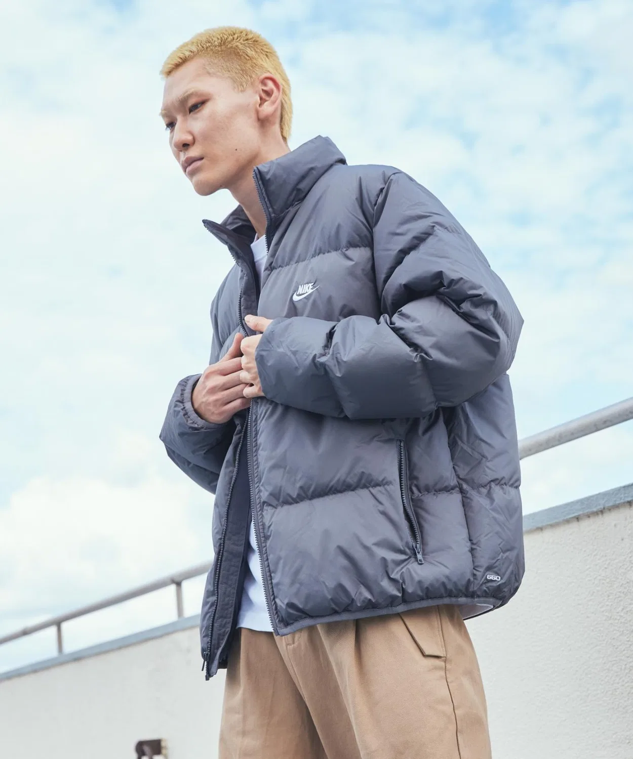 Куртка Nike Sportswear Club Therma-FIT Puffer Iron Grey — фото 4