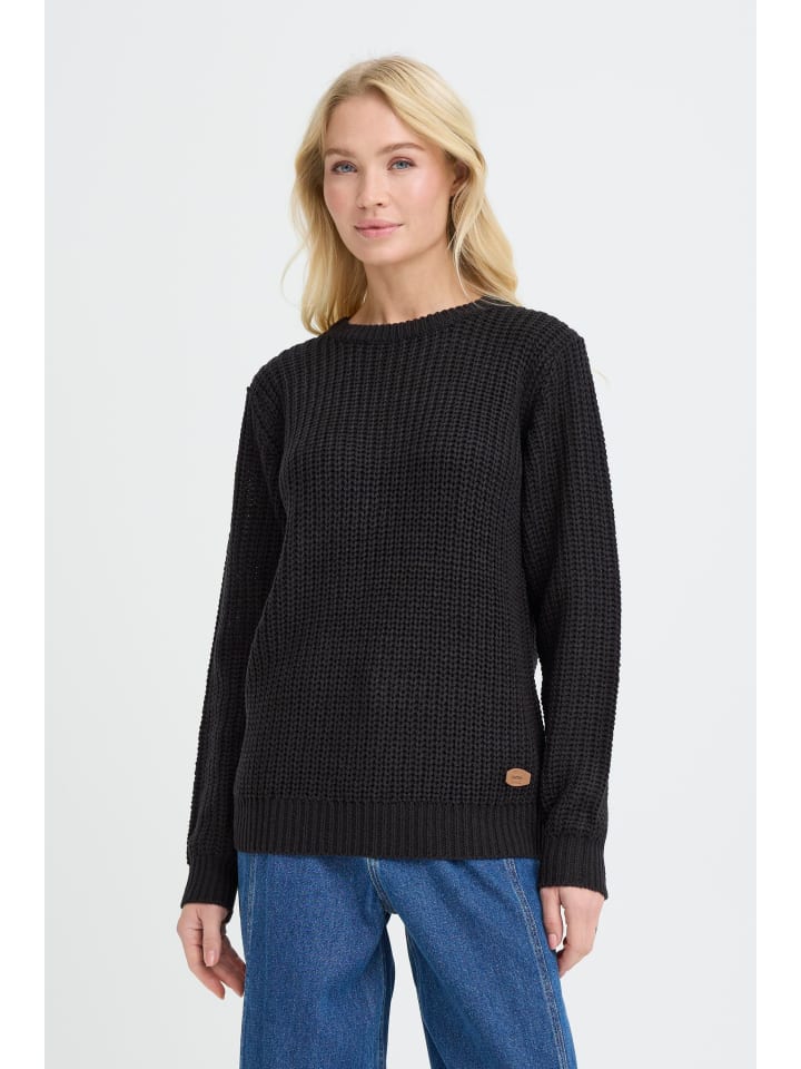 

Oxmo Вязаный свитер OXEdna черного цвета