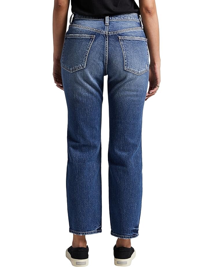 

Джинсы Silver Jeans Co. Frisco High-Rise Straight Leg Jeans L28405RCS351, цвет Medium Indigo Wash
