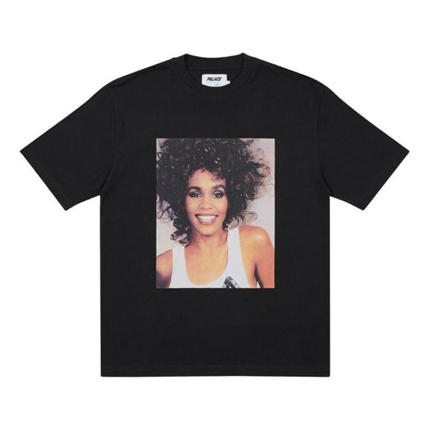 

Футболка PALACE Character Pattern Round Neck Short Sleeve Unisex Black, черный