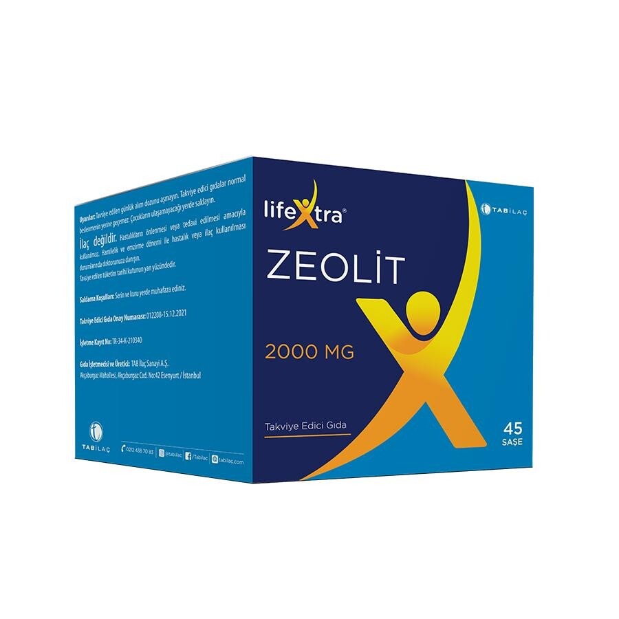 

Lifextra Цеолит 2000 мг 45 пакетиков TAB İLAÇ