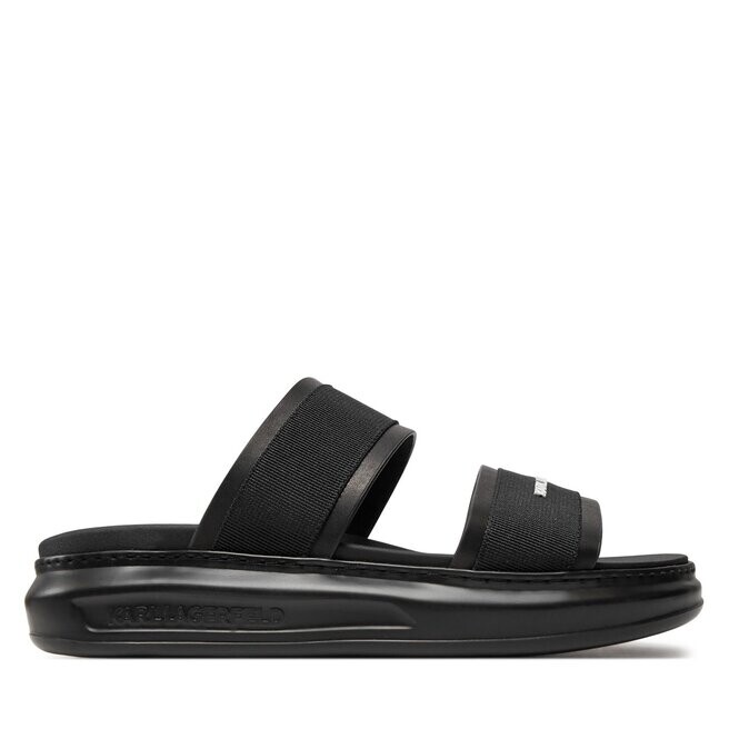 

Шлепанцы KARL LAGERFELD KL52509 Black Lthr & Textile Mono, черный