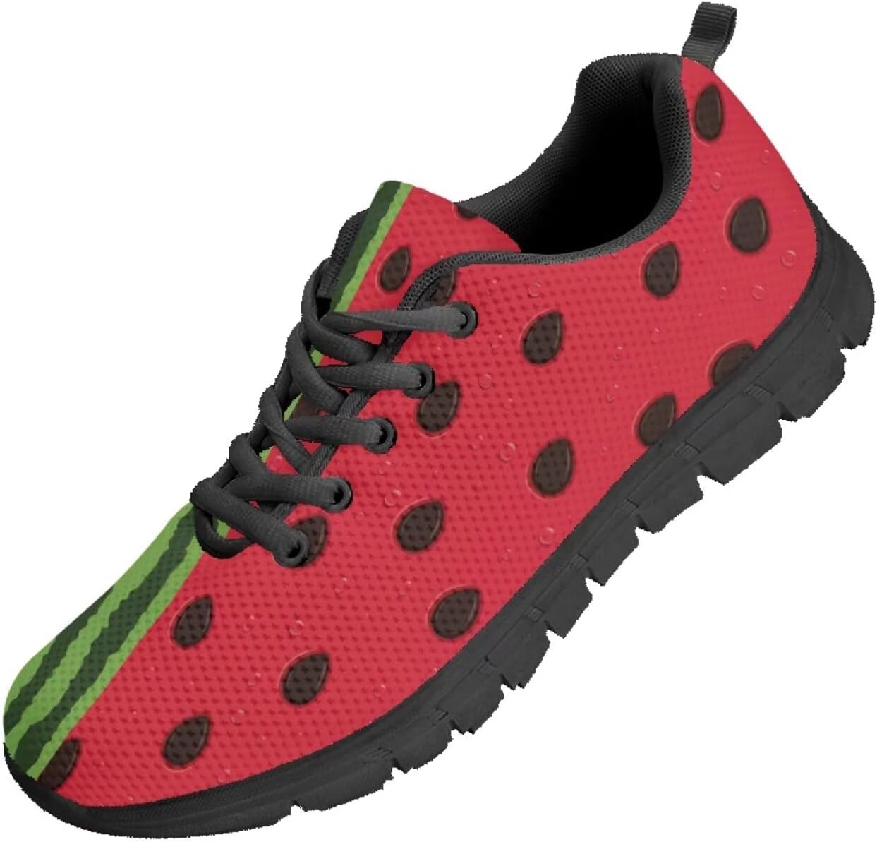 

Мужские кроссовки Funnydude Funny Print для бега, повседневные спортивные кроссовки с низким каблуком для спортзала, Watermelon