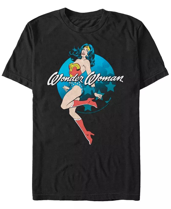 

Футболка мужская Wonder Woman Wonder About с коротким рукавом Fifth Sun, черный